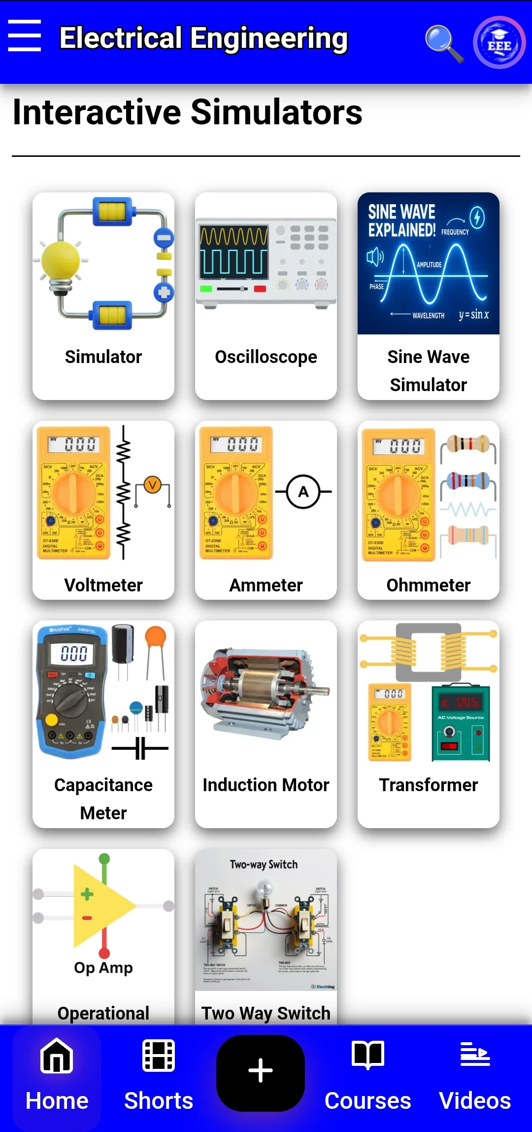 Electrical Engineering Screen 1