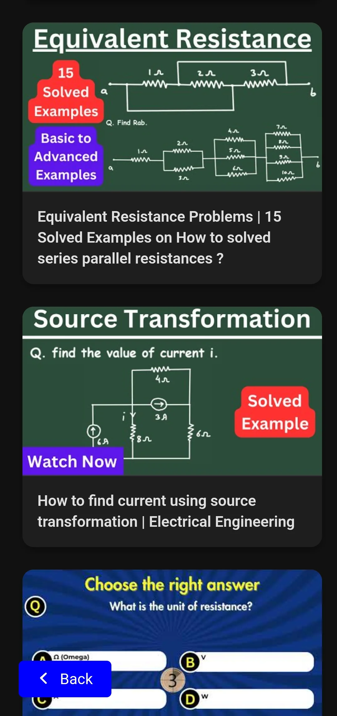 Electrical Engineering Screen 8